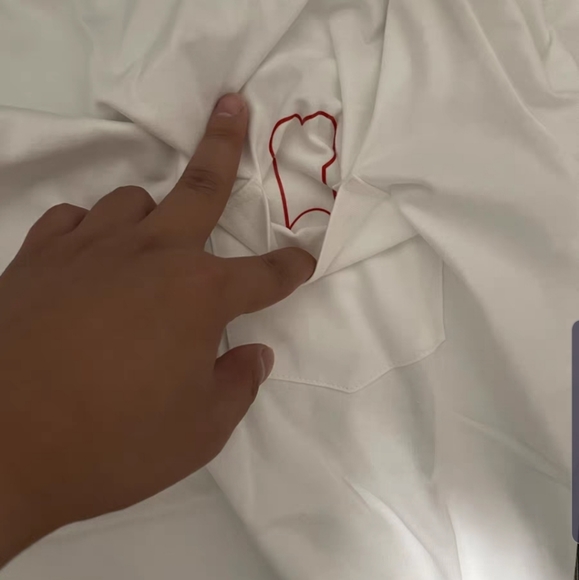 T-shirt with hidden dick printed - Picture 3 of 3